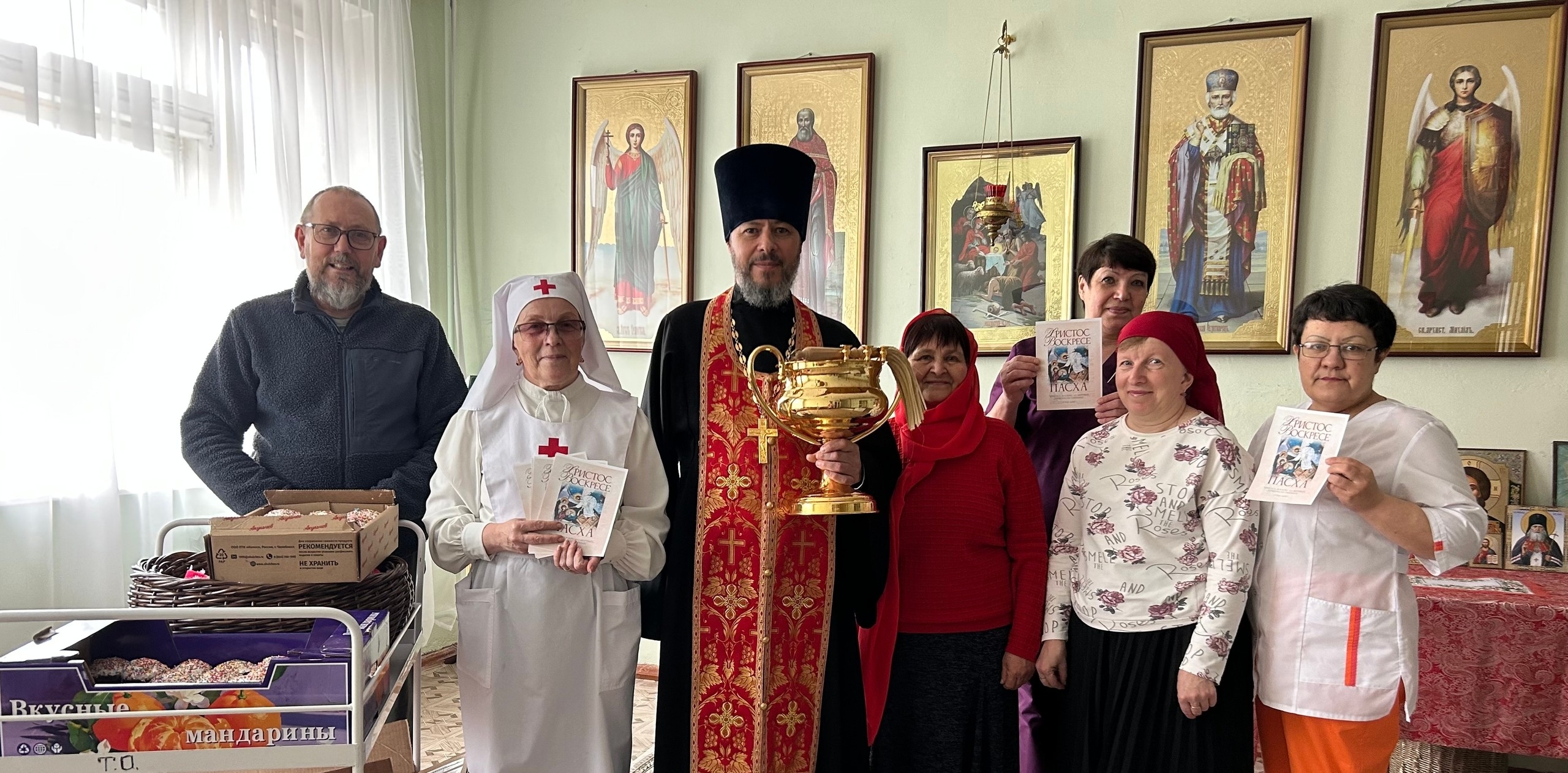 ПОСЕЩЕНИЕ ЮРЮЗАНСКОЙ БОЛЬНИЦЫ НА ПАСХУ